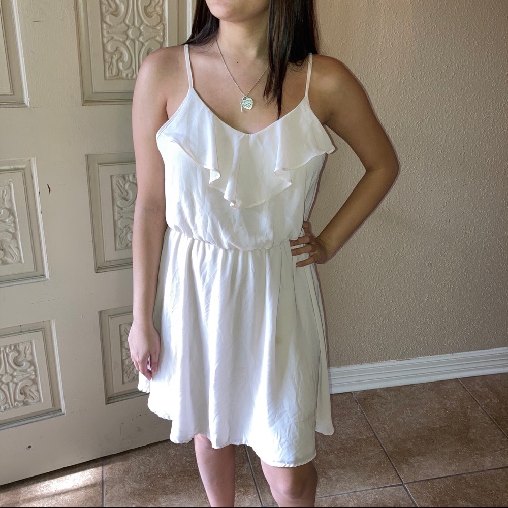 Lush beige dress